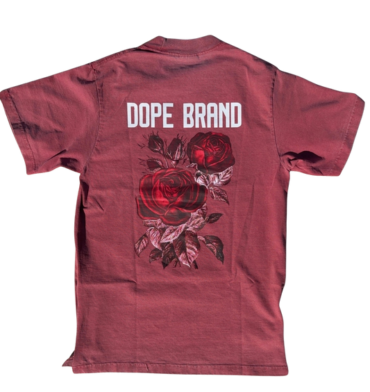 "STAY GROUNDED" Oversized Clay Red Tee