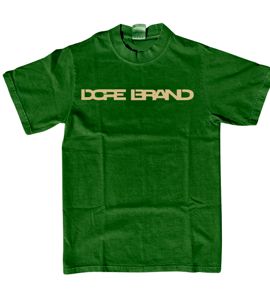 "DOPE BRAND" Forest Green Fitted Tee