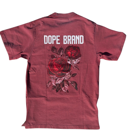 "STAY GROUNDED" Oversized Clay Red Tee